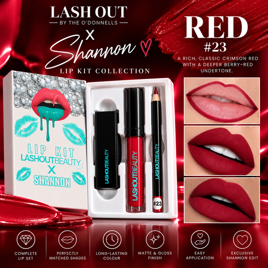 Lash Out x Shannon | The Lip Kit Collection