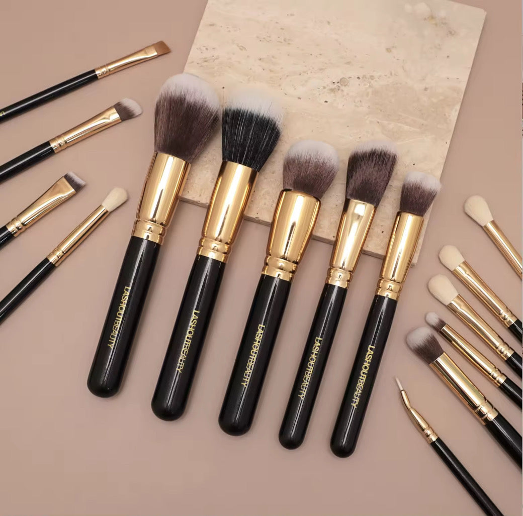 15 pcs makeup brush set