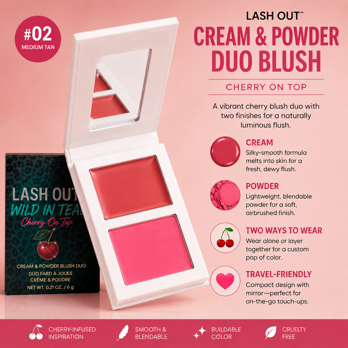Cream & Powder Duo Blush