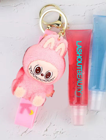 Labubu keyring & Lipgloss