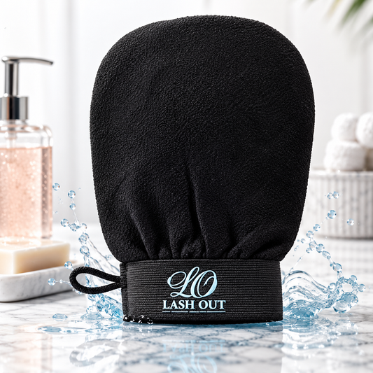 Lash Out Exfoliating Body Mitt | Tan Prep & Removal