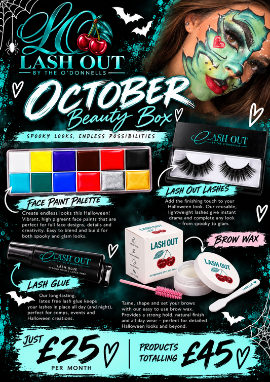 THE LASH OUT BEAUTY BOX.