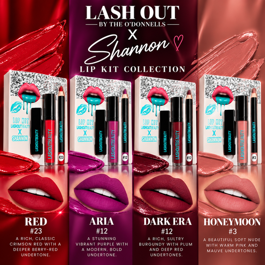 Lash Out x Shannon | The Lip Kit Collection