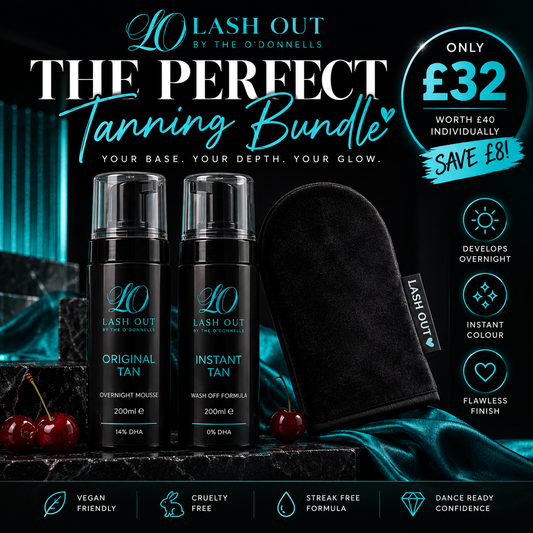Lash Out Perfect Tanning Bundle | Original Tan, Instant Tan & Luxury Velvet Mitt