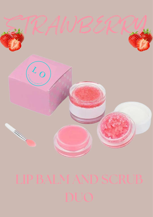 Lip balm/scrub duo