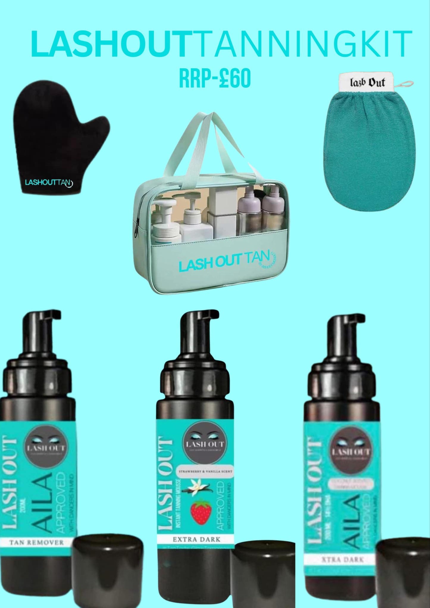 Ultimate tan bundle & bag