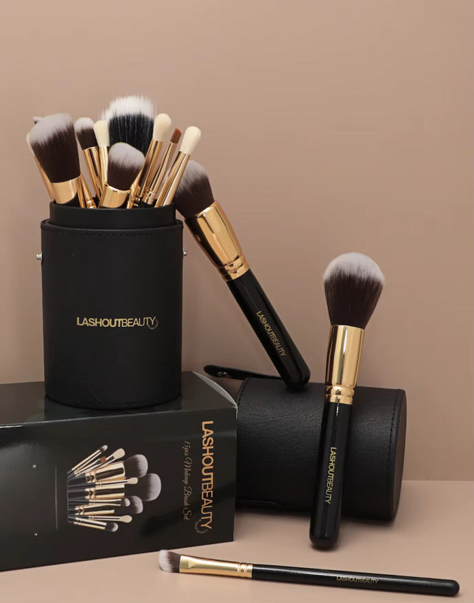 15 pcs makeup brush set